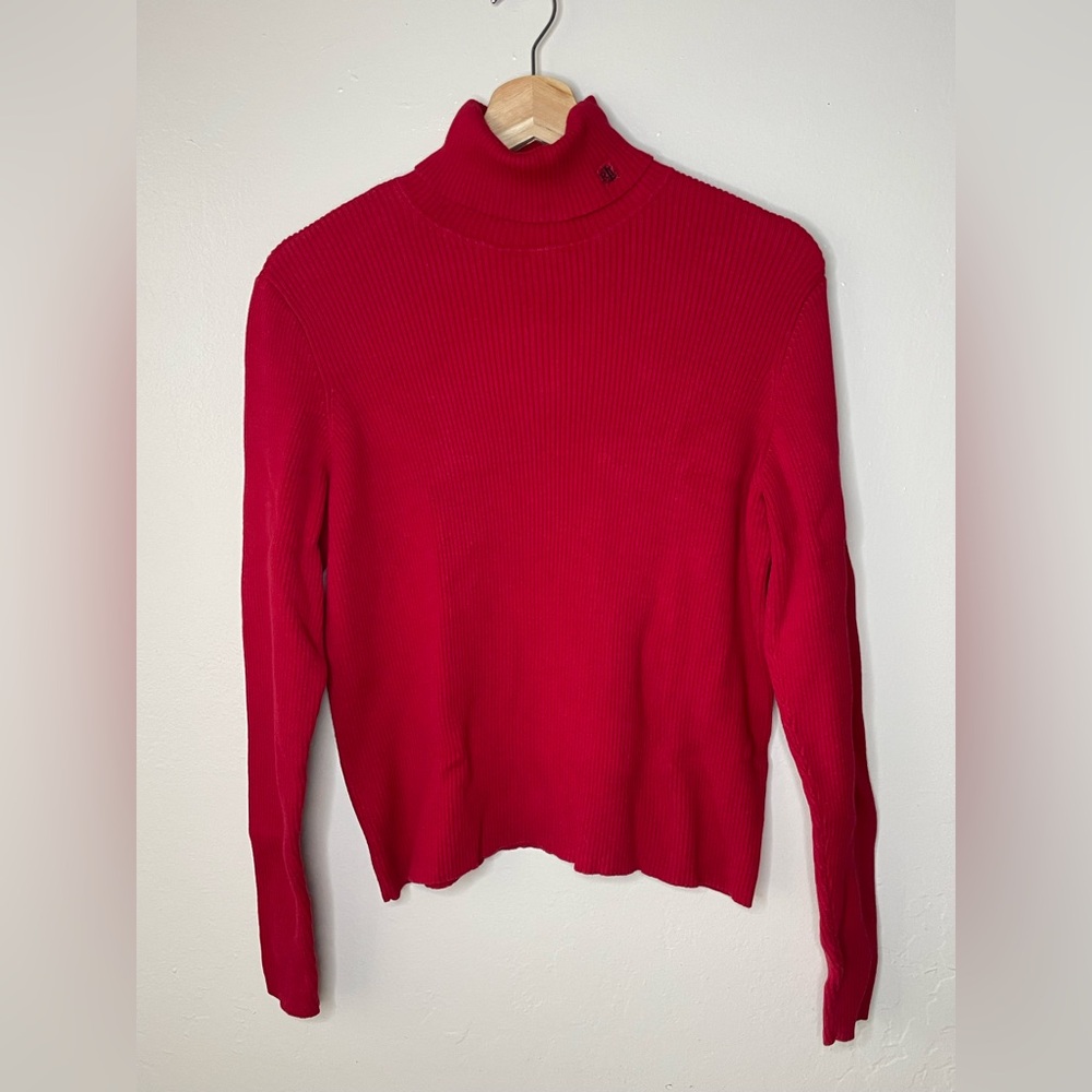 Lauren Ralph Lauren ribbed knit longs sleeve Turtleneck Sweater